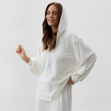 Women's costume (sweatshirt and trousers) KAFTAN PLUSHY p. 52-54, white-1