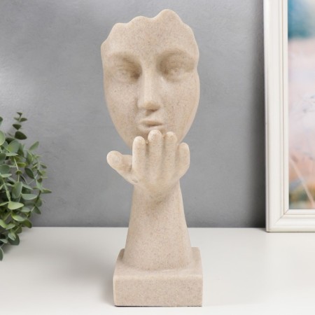 Souvenir Polystone "Air Kiss" Sand 32.5x13.5x10 cm