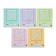 Notebook for registrations 12 sheets in a frequent scythe ruler with an additional line "Vyazniki", an offset block, mix