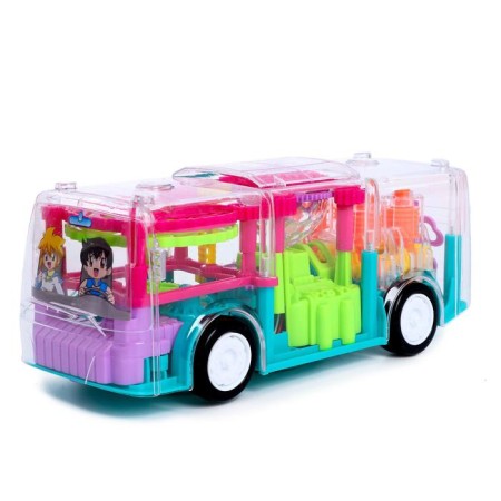 Lifle bus, light and sound effects, works on batteries, mix-3
