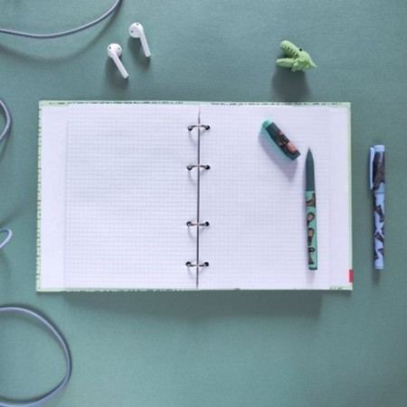 Notebook on rings, 160 sheets in the Soundmania cage, solid cover, glossy lamination, with a change of block-2