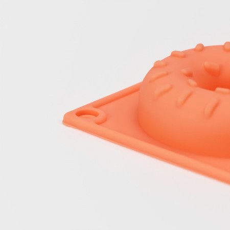 The form for baking the share “Sweets. Polo with sesame seeds”, silicone, 28.5 × 17 cm, 8 cells (D = 6.3 cm), Mix color-8