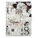 Gift notebook, A6, 100 sheets, a colored block, with a curly knife on a magnet, "anime", mix