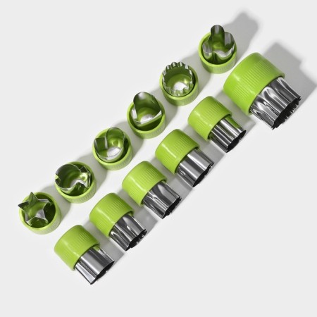 A set of vegetable surgery of the shade "Taste", 12 objects, green-2