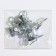 Close for curtains, 35 × 15 mm, silver color