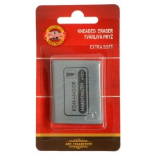 Eraser-knuckle for shading Koh-I-Noor 6423 Extra Soft, Gray, Blister