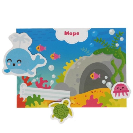 Game with Velcro "Who lives where. Kids ", 3+-2