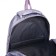 School backpack of textiles on lightning, 4 pockets, lilac color