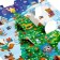 Puzzles with windows "New Year in the forest"