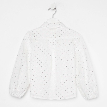 Рубашка детская MINAKU: Cotton collection цвет белый, рост 116-11