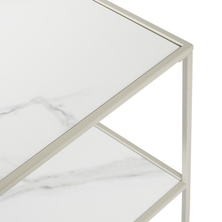 Baste Mayen table, 380 × 380 × 520 mm, beige color-3