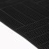 Rug -shaped rubber "parquet", 40 × 60 cm, black color