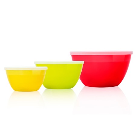 A set of bowls with Hausmann covers, 3pcs-1
