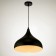 Lamp Bayerlux "Dome" 1x60W E27 Black 31x31x31 cm