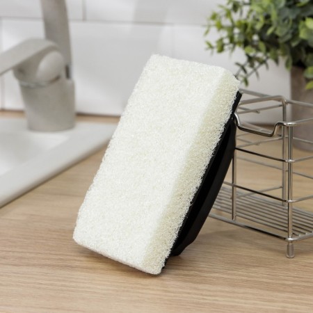 Abrasive brush with a handle of a share, 15 × 9 cm, color mix-1