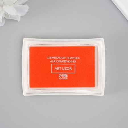 Stamping pillow "Orange" 7.5x5.5x1.8 cm