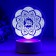 Light "pattern" Led RGB from the network 9.5x13x17 cm Risalux