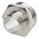 Nipple transition stout SFT-0004-001121, 1 1/2 "x1", external thread, nickel-plated brass