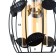 Bayerlux lamp "Laura" E27 40W Black 18x18x20-120 cm