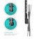 Broat Black 32 "-80" Max.68kg Ceiling Tilt Crill Crane