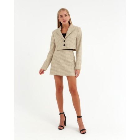 Jacket female shortened Mist p. 48, beige-1