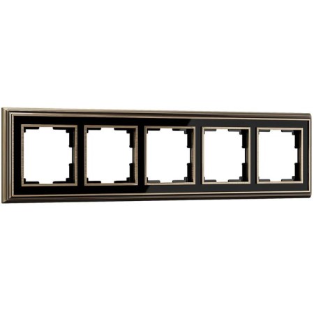 Frame for 5 posts WL17-FRAME-05, black color, bronze-1
