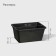 Building pelvis, 60 l, rectangular, plastic