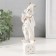 Souvenir Ceramics "Clown on Playing Cube" White with gold, rhinestones 4.5x4.5x18 cm