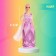 Synthi-tricked-up doll in a dress, long hair, mix