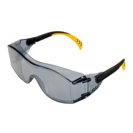 Protective glasses Denzel 89203, polycarbonate, open type, enlarged smoky lens
