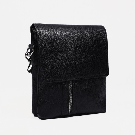 Male bag, black color