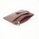 Cartholder on the button, burgundy color