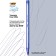 Ballic handle, blue ink, bic Cristal Soft, 1.2 mm node, soft economical wide letter, transparent tinted case