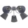 Люстра Rivoli Alexa 9163-305 5хЕ27, 60Вт