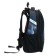 School backpack 38 x 30 x 16 cm, ergonomic back, stavia "yellow machine", black