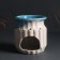 Aroma lamp ceramics "Greek amphora" Blue 9x9x9.5 cm
