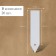 Garden tags for marking, 10 cm, set 20 pcs., Marker, plastic, white, Greengo