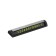 Cartage plate, for a phone number with a lid, black