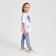T -shirt Children's Minaku Colors, white/purple color, height 122