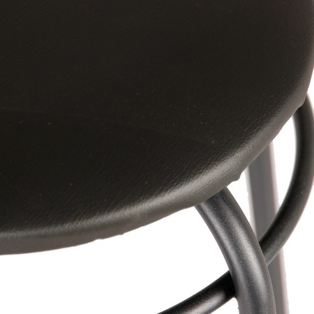 Stool "ring" black/black-1