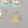 Decor for creativity metal, enamel "Pandochka in the sea" 2.8x2.5 cm