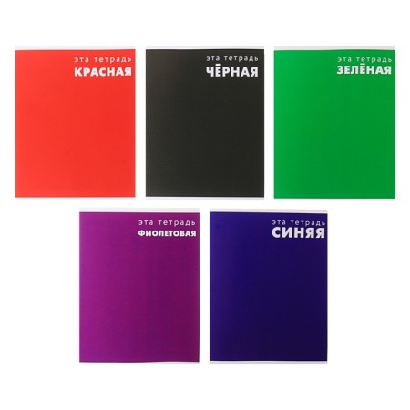 Notebook of 48 sheets in Calligrata cage "This is a notebook..", the cover coated cardboard, an offset unit, mix