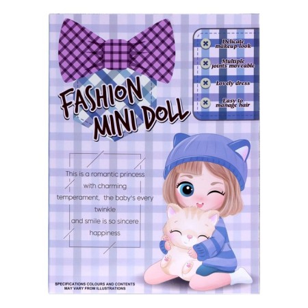 Fashionable articular “Alina” doll in a suit, with accessories, mix-5