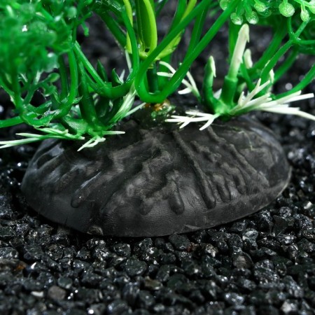 Artificial aquarium plant, 10 cm, green-2