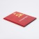 Cover for passport, red color