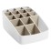 Organizer for storage, 17 sections, white/beige color