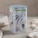 Bank with a lid for bulk products "Lavender", 1.2 l, 9 × 9 cm, rectangular