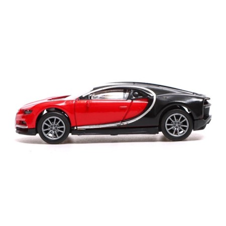 Metal machine "coupe", inertial, scale 1:43, red color-1