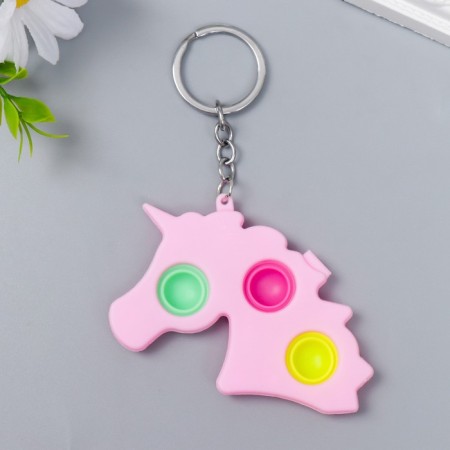 Trick Rubber Antistress (endless pimpa) "Pink Unicorn" MIX 9x5.6 cm-2