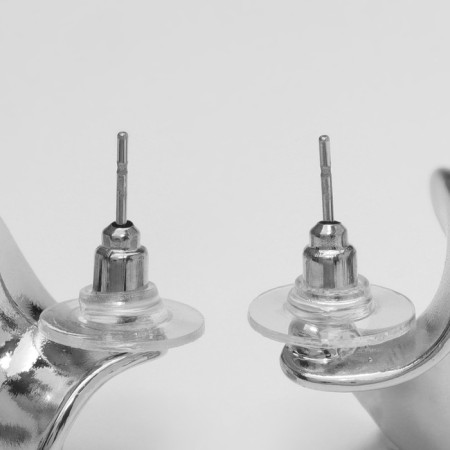 Earrings Metal "Bohemia" space, color silver-2